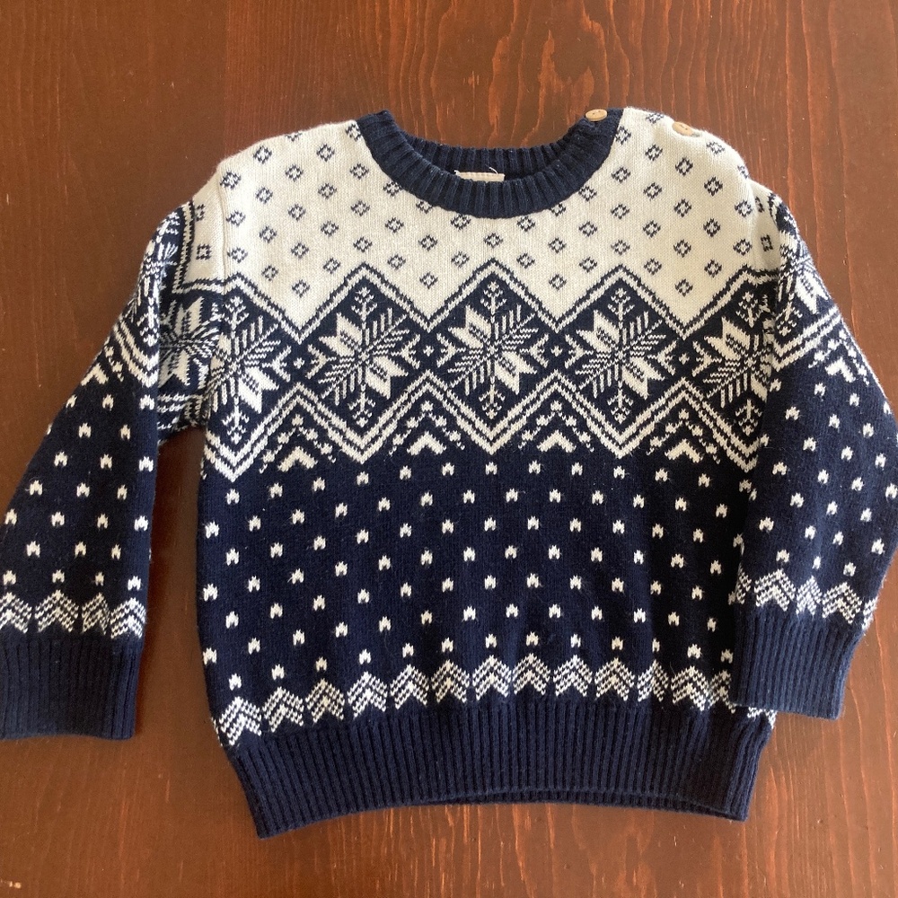alana for kids Fair Isle Baby Sweater